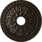 Ekena Millwork Warsaw Ceiling Medallion (Fits Canopies up to 3 1/2"), 18"OD x 3 1/2"ID x 1 3/8"P, Stone Hearth CM18WASHF - alternate 1